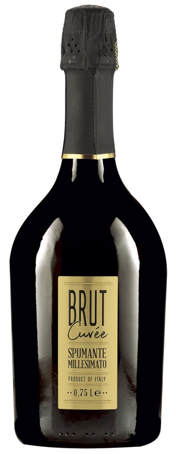 Купити Вино игристое "Cuvee Bianco Millesimato"бел. брют 0,75л 11,5% (Италия,Венето,ТМ "Ca'delle Rose")