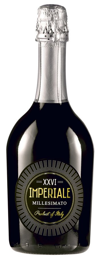 Купити Вино игристое "Imperiale Bianco Millesimato"бел.экс/сух 0,75л 11% (Италия,Венето,ТМ "Ca'delle Rose")